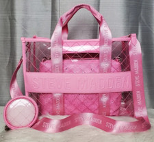 Borsa rosa Steve Madden + set di borsette abbagliate, U.S.A.
