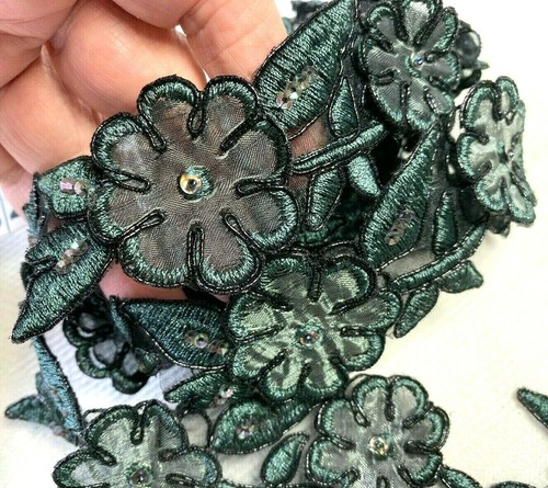 Appliques 2x5 fiori - 2x5,5",