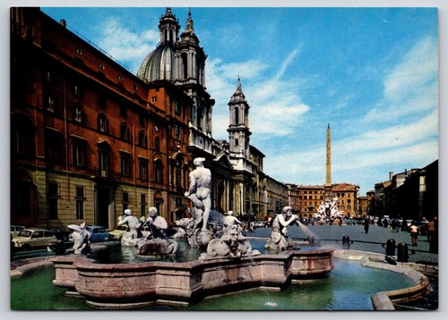 Cartolina italia roma - cartolina, piazza