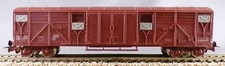JOUEF 6531 SNCF Carro chiuso a carrelli trasporti BESTIAME livrea marrone
