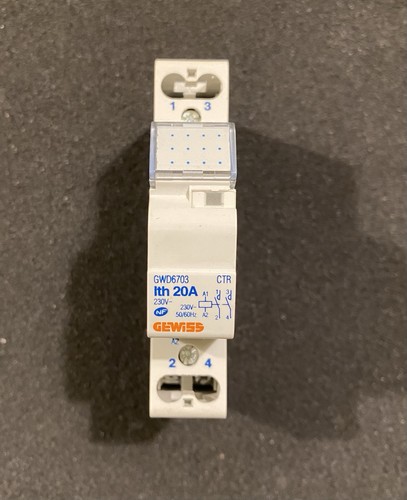 Gewiss contattore 20a 2na - contattore, 230v