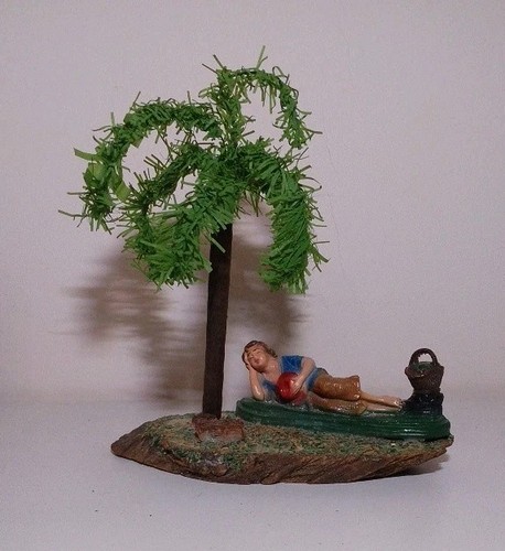 Figurina presepe donna che - presepe,