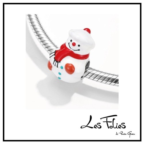 Charm pupazzo neve natale - charm,