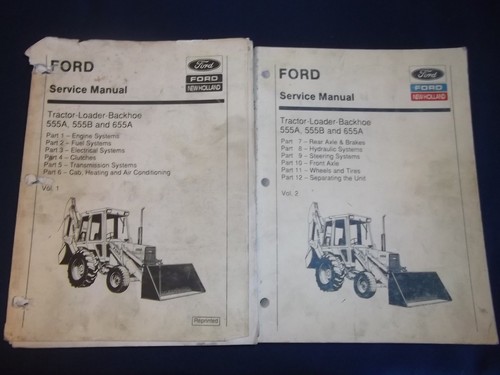 Ford 555a 555b 655a manuale - 555a,
