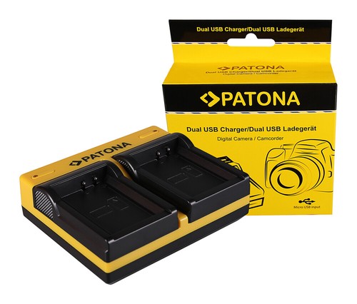 Caricabatteria usb dual patona - caricabatteria,