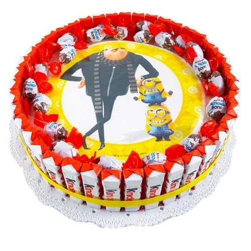 Torta kinder minions - torta, –