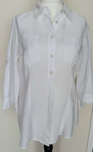 Camicetta camicia lino su - camicetta, di