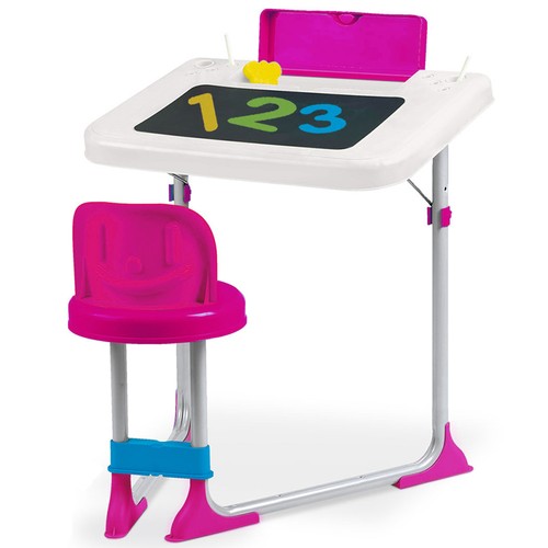 Banco scuola 2in1 rosa - scuola, in