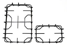 Kit 2 Griglie per Cucina Piano Cottura STAR 3 Fuochi + Piastra Elettrica