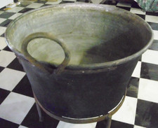 - 40% su'PAIOLO Antico originale in RAME 70x45 .Torna Carlo, col GRANDE NATALE.