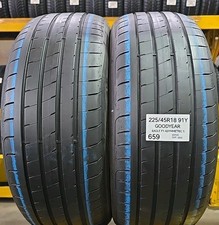 2x GOMME USATE 225/45R18 91Y GOODYEAR EAGLE F1 ASYMMETRIC 5 PNEUMATICI ESTIVI 