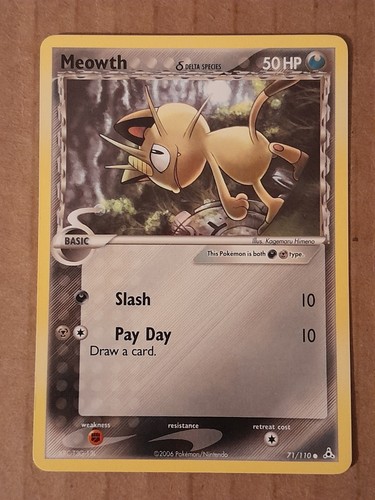 Pokemon meowth 110 holon - 71/110,