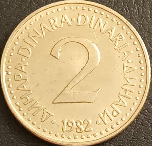 Jugoslavia moneta dinari - moneta, 2