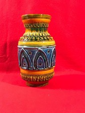 vaso in ceramica policroma