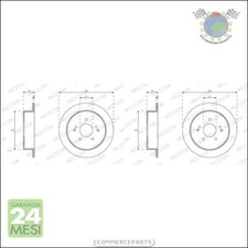 Kit 2x dischi freno Ferodo Posteriore per SSANGYONG KORANDO