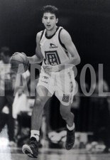 Foto vintage Basket, Stefanel, Dejan Bodiroga, Anni Novanta, stampa 24 x 18 cm