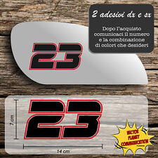 2 coppie adesivi cafe racer