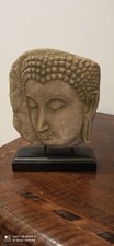 Arte Orientale - Scultura in materiale pietroso del profilo di Buddha