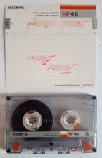 Mc Musicassetta Sony Hf46 Hf 46Vintage Compact Cassette Audiotape Usata P