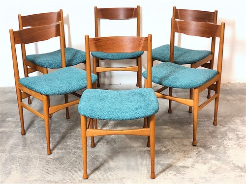 Set sedie anni vintage - set, 6