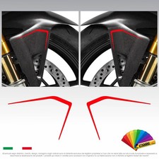 2 adesivi per parafango anteriore Ducati Panigale V4 V2 S 2020-24 Streetfighter