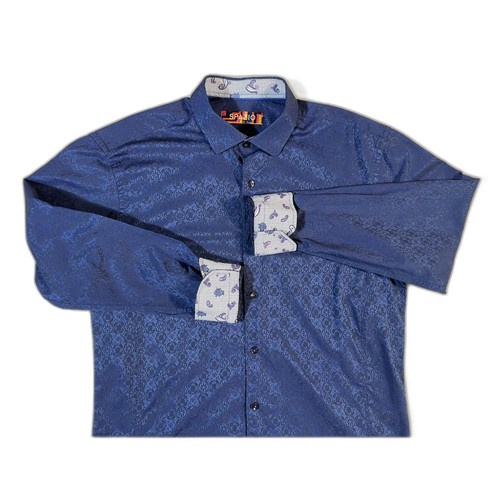 Camicia spazio flip cuff navy - camicia,