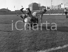 1952 Calcio BRESCIA 4 SIRACUSA 1 Scontro a tre in area   NEGATIVO ORIGINALE