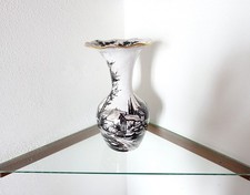 Vaso ceramica vintage manifattura C.A.S.A direttore Zulimo Aretini veduta lago