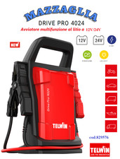 TELWIN - DRIVE PRO 4024 12V/24V AVVIATORE MULTIFUNZIONE AL LITIO art.829576