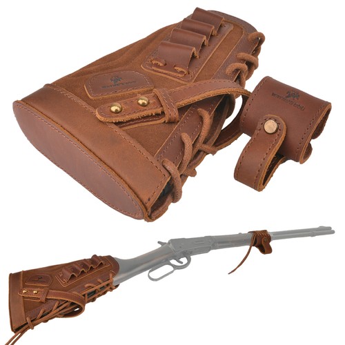 Buttstock pistola pelle - in, con