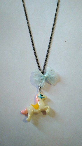 Collana con cavallo giostra - collana, cavallo,