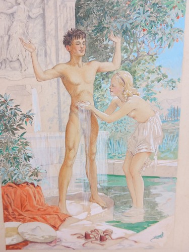 Guazzo acquerello dephnis - guazzo,