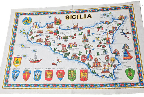 Vintage sicilia isola del sole - vintage,