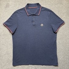 Polo Moncler blu taglia XL