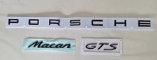 Logo scritta PORSCHE MACAN GTS