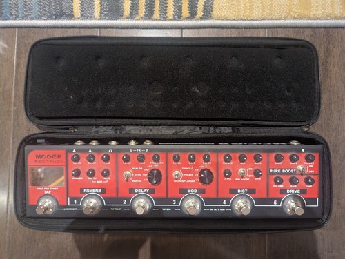 Mooer red truck - red, guitar