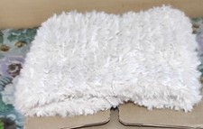 SCALDACOLLO DONNA LAVORATO A MANO IN MICROFIBRA 100% COLOR PANNA