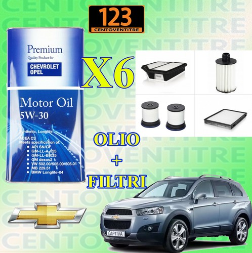 Kit tagliando chevrolet - kit,