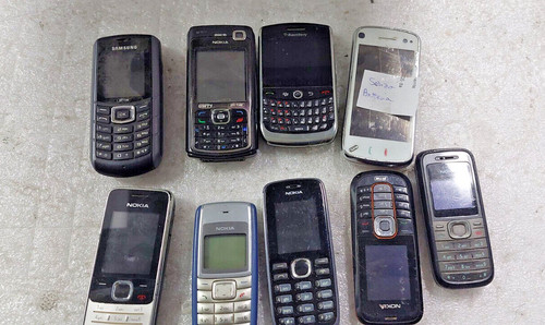 Stock vari telefoni tastiera - vari,