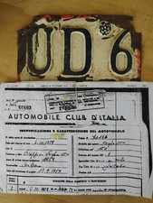 Targa+Vis. Vespa 150 VBA1T 1959