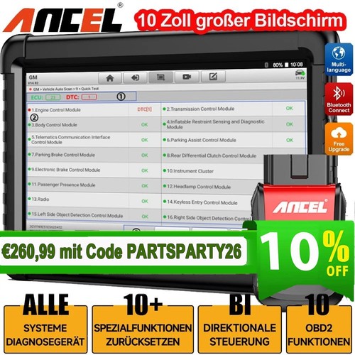 2026 ancel obd2 - obd2, dispositivo