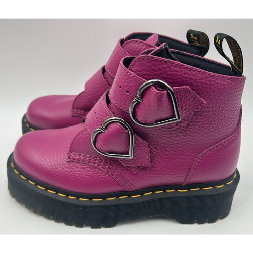 Stivali martens rosa devon - rosa,