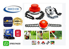 BOBINA CON CATENA 65mm RASA ERBA  GIARDINO attacco grande