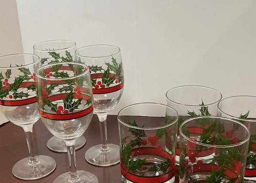 Holly berry set bicchieri - holly,