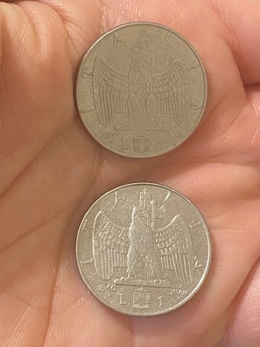 Moneta lira 1939 - 1939,