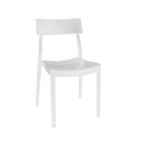 Sedia roma bistrot bianca - sedia,
