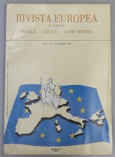 PRL) LIBRO RIVISTA EUROPEA 1990 DIRITTO PENALE CIVILE COMUNITARIO MAGAZINE   