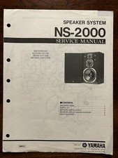 Yamaha NS-2000 Speaker System manuale di servizio vintage originale raro