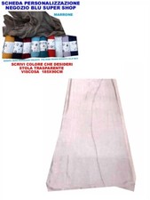 Stola Elegante 185x90 cm viscosa opaca Nero  Celeste Polvere Rosso Bianca etc