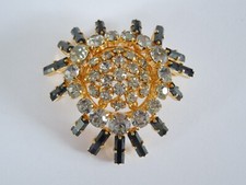 Festive Gablonz/Strass Spilla